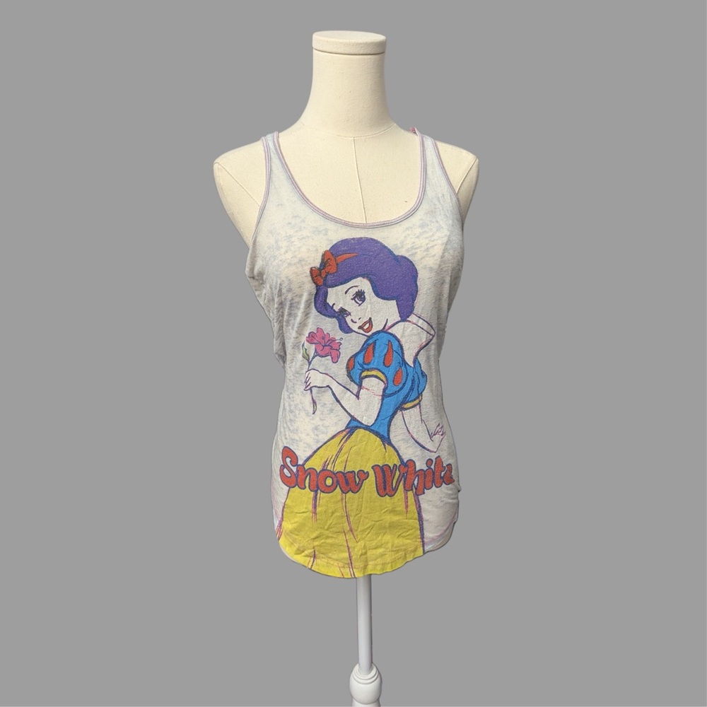 Disney Snow White Tank Top - White and Yellow